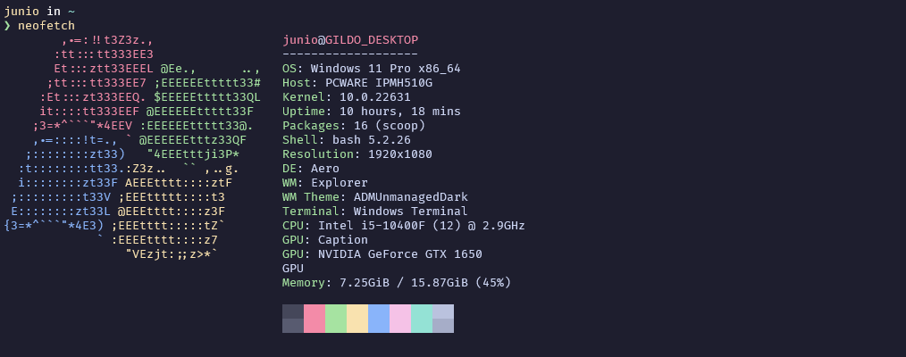 Especificaçoes PC